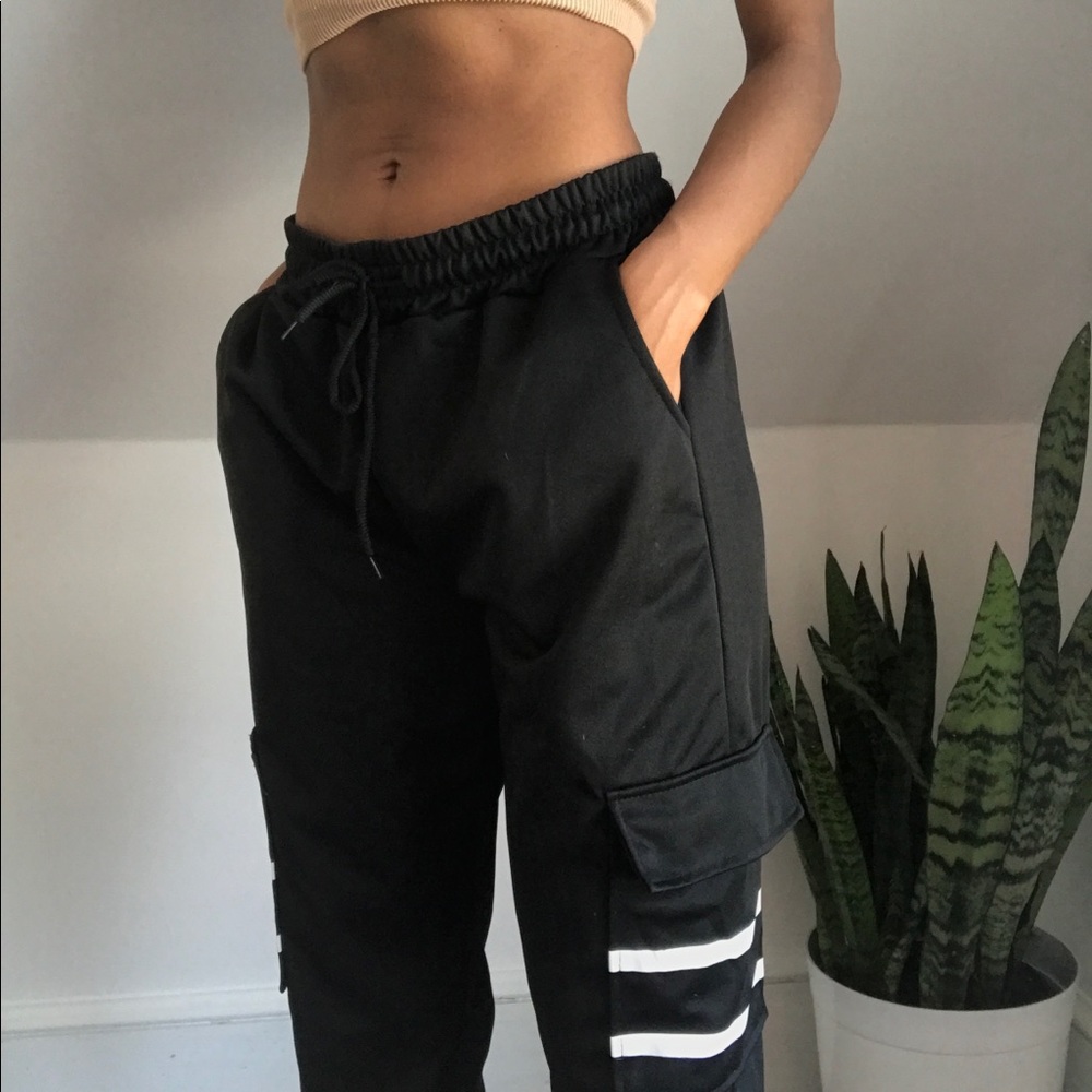 Black Athletic Joggers